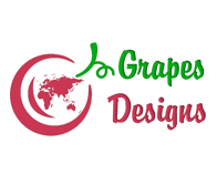 Grapes desing Web site Logo 